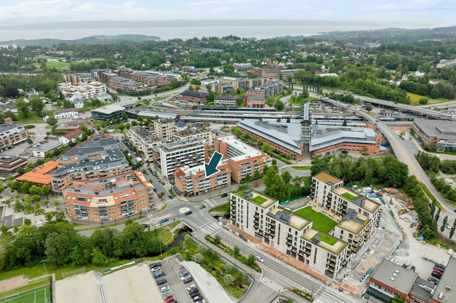 Dronebilde Galleribilde