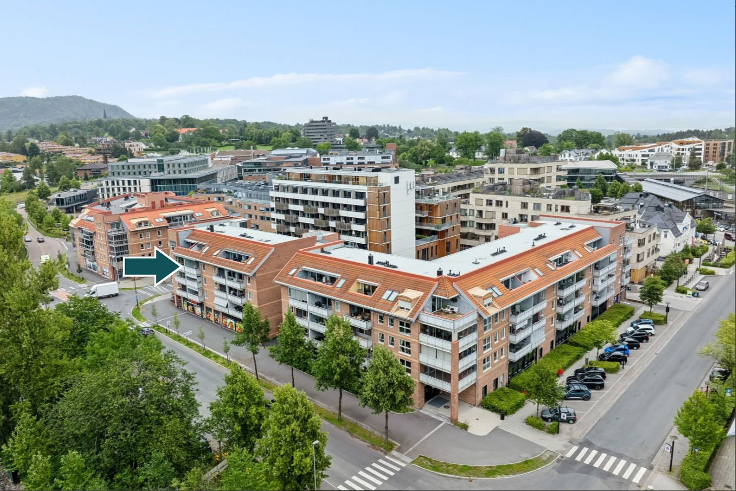 Leiligheten ligger vestvendt til med fint utsyn mot Føyka. Galleribilde