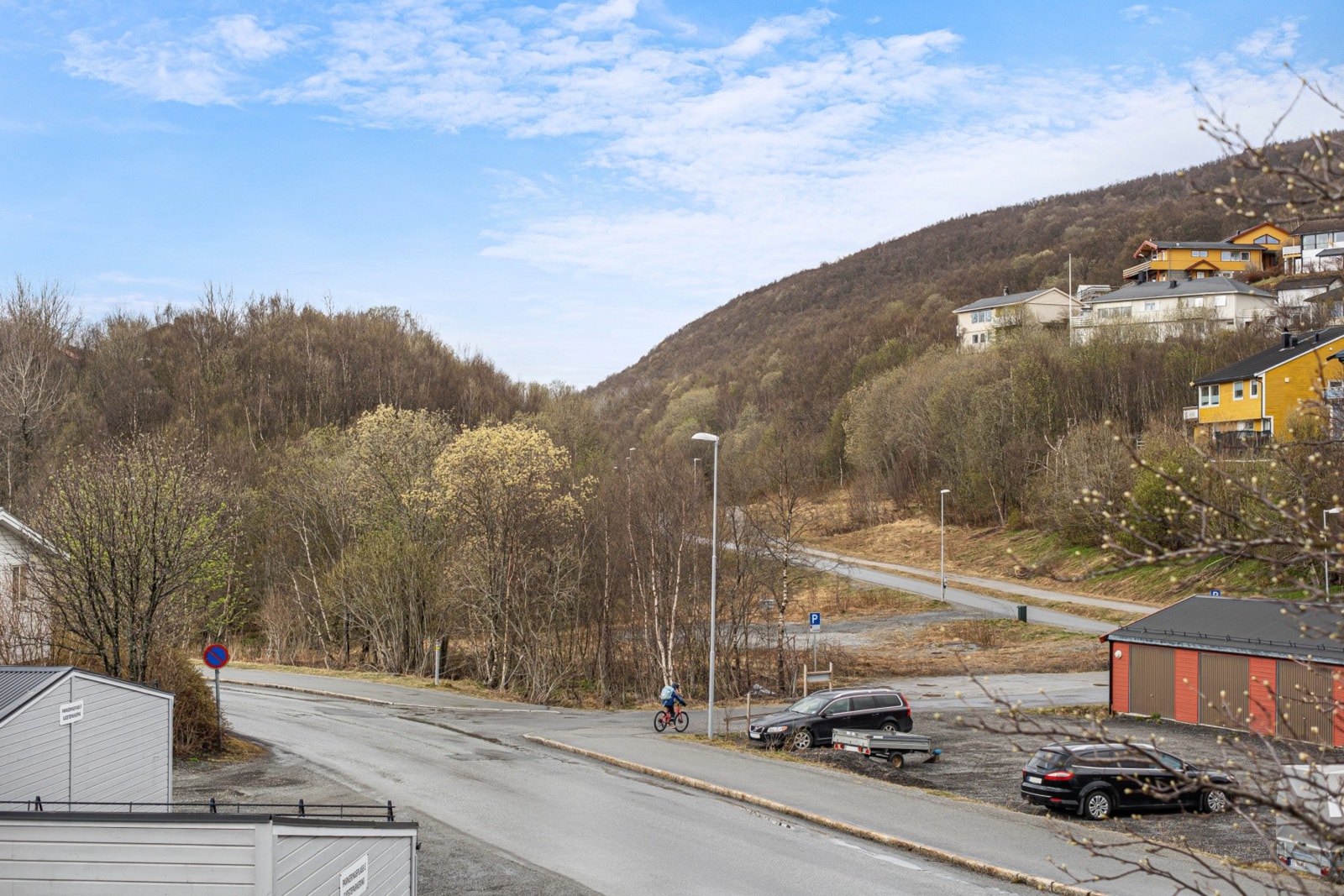 Utsikt fra balkong. Galleribilde