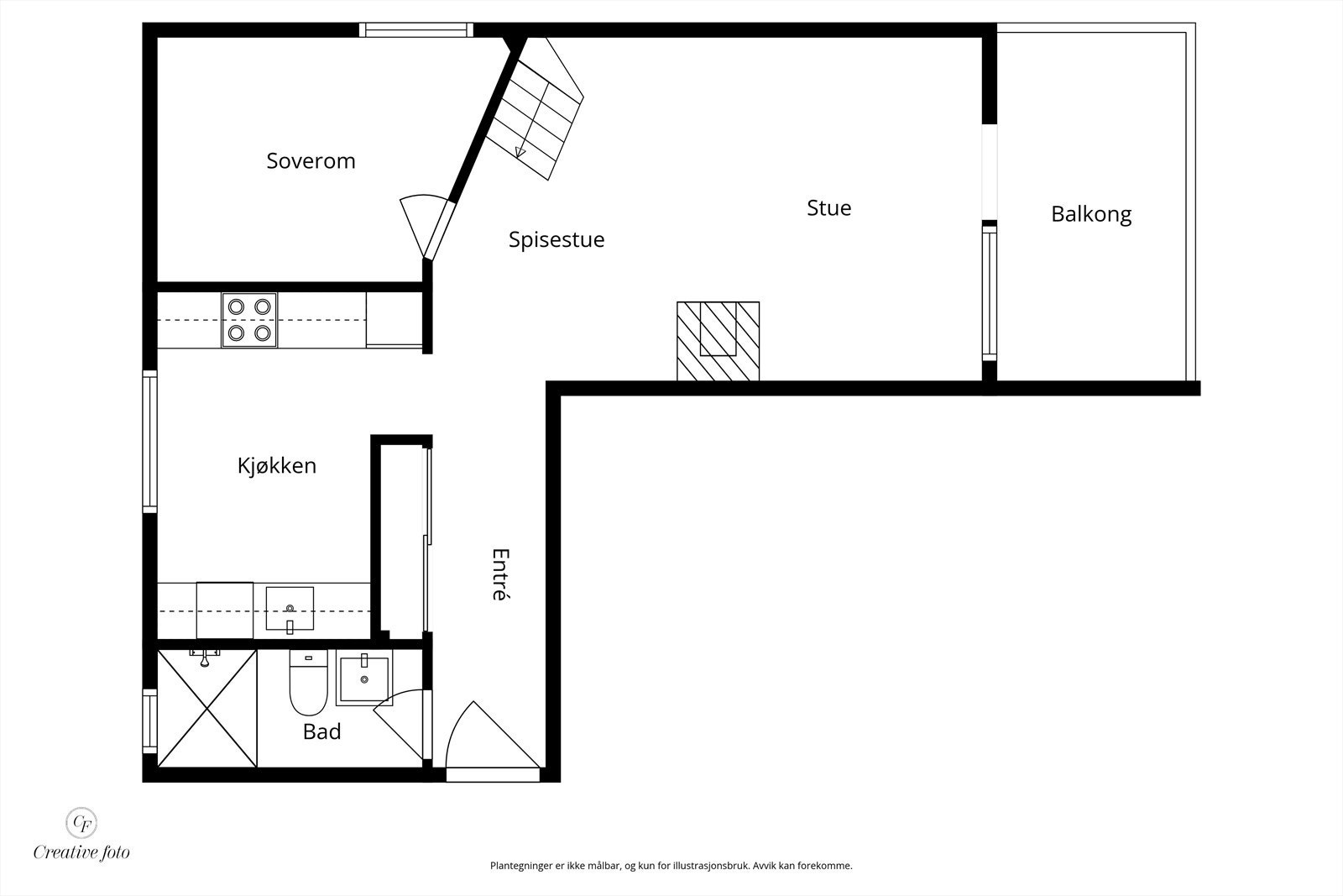 Plantegning 2. etasje Galleribilde