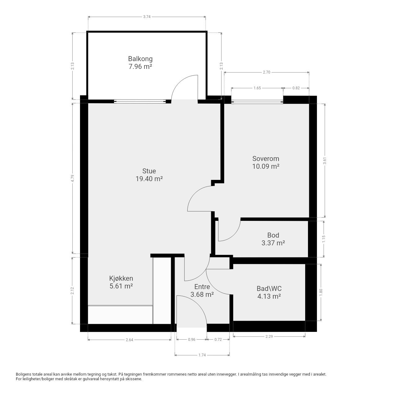 Plantegning 4.etg. Galleribilde