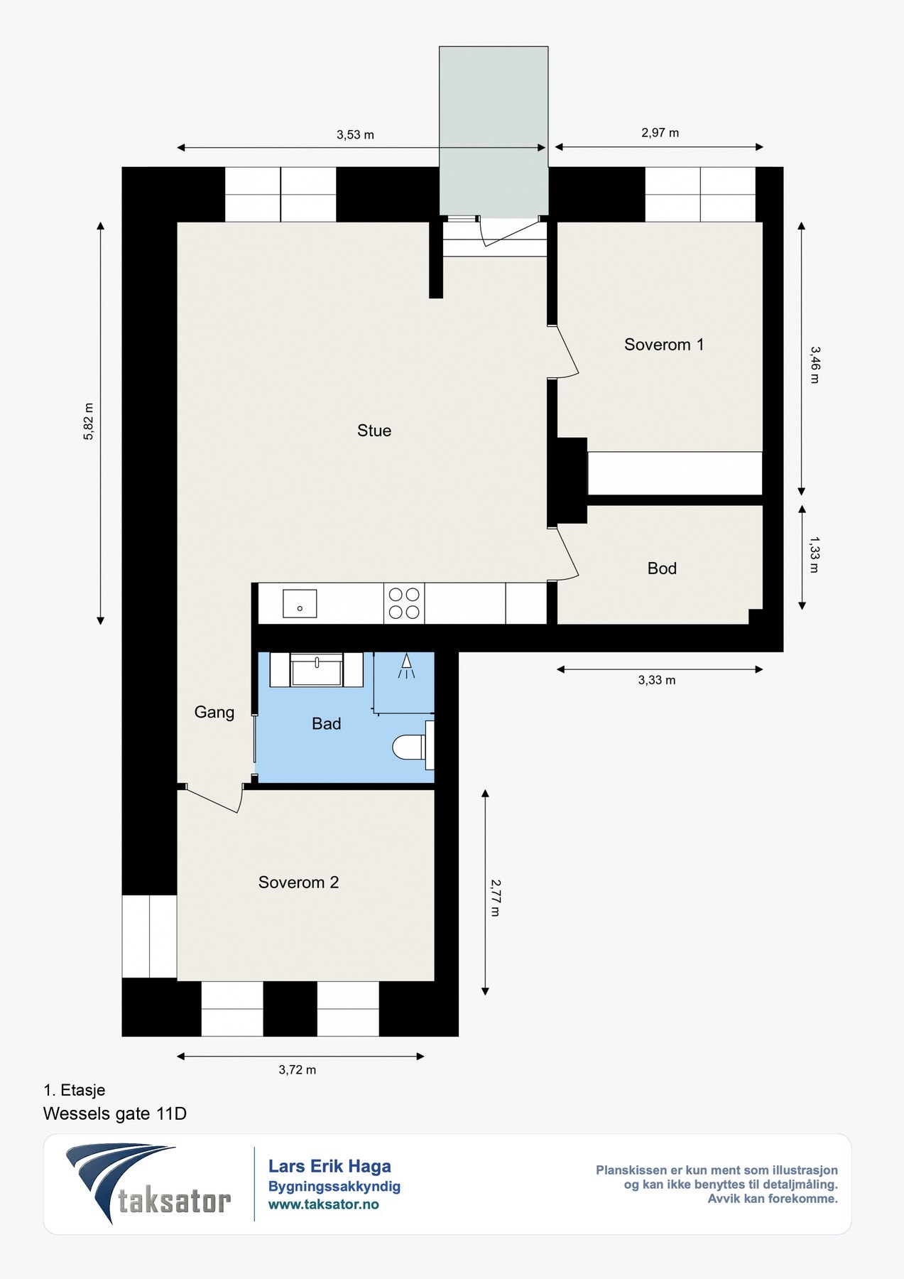 Plantegning - velkommen til visning! Galleribilde