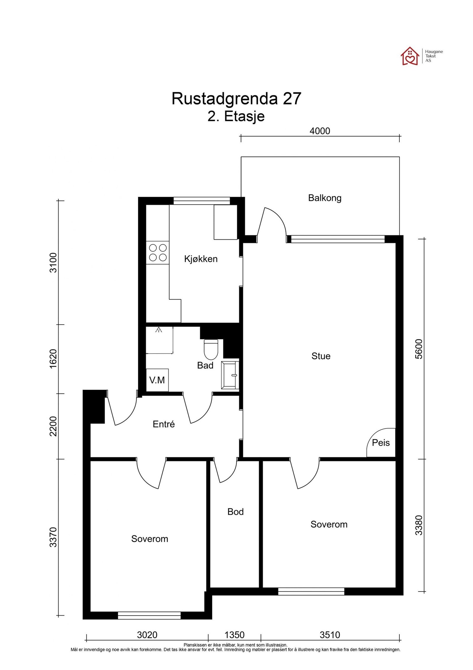 Plantegning Galleribilde