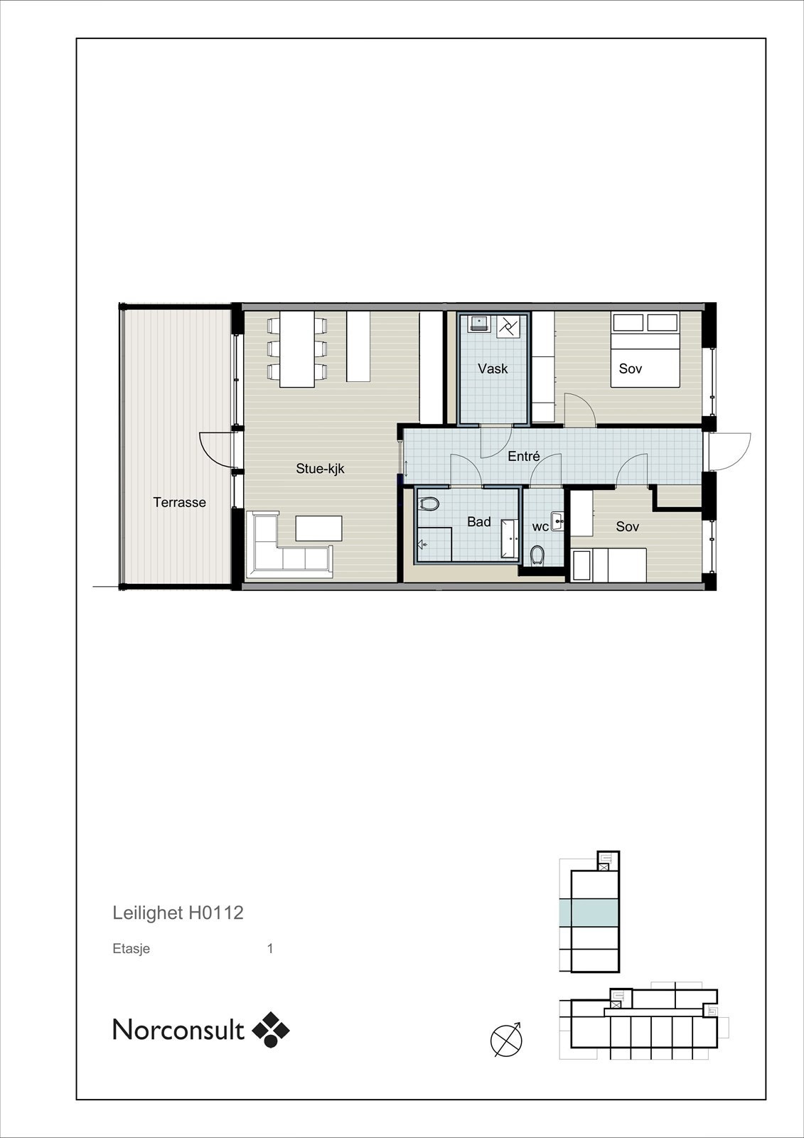 Planskisse - 1.etasje Galleribilde