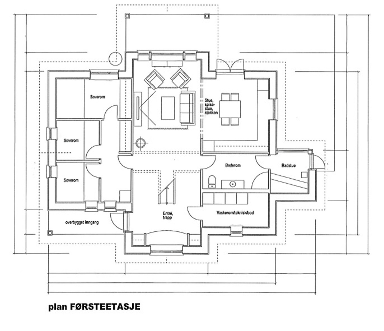 Plantegning. Galleribilde