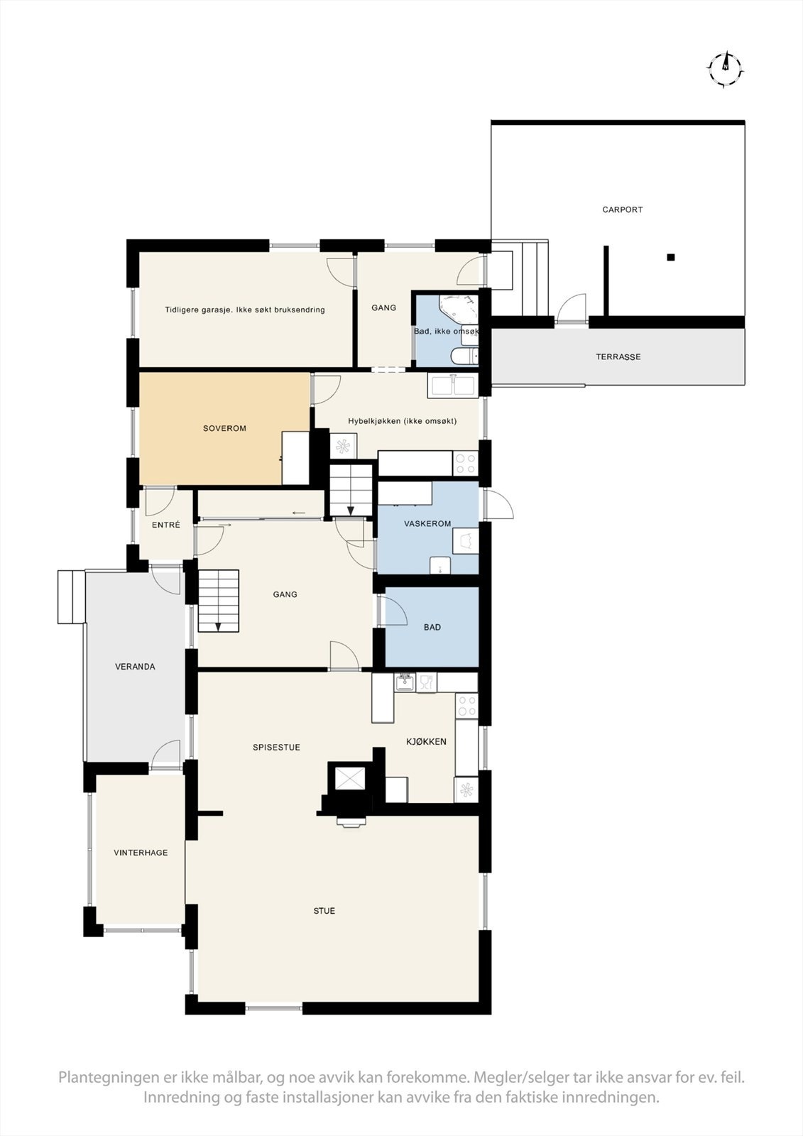 Plantegning, hovedplan Galleribilde
