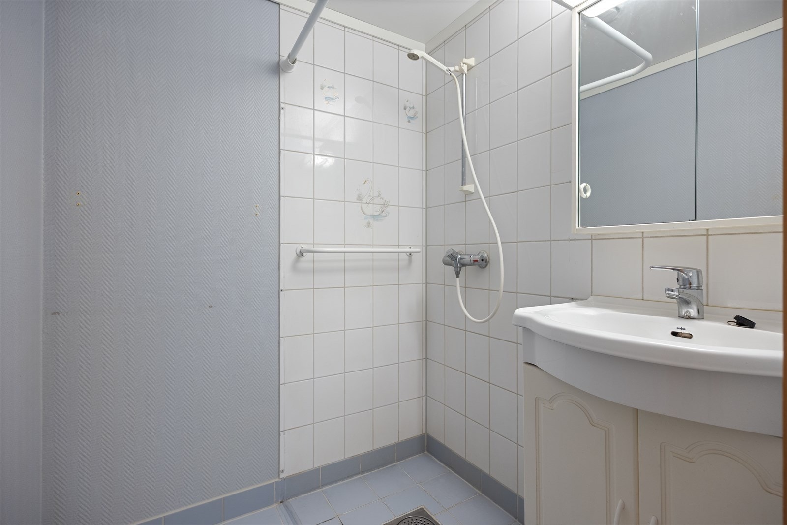 Badet er på 5,2m². Galleribilde