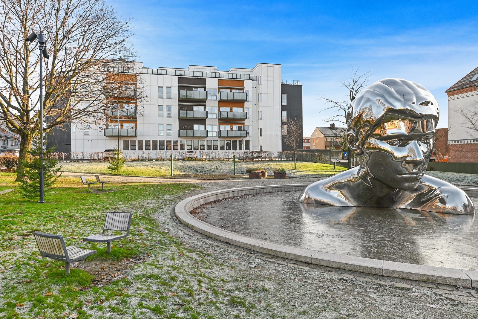 Kort vei til St. Marie Plass (tidligere Skoleparken) Galleribilde