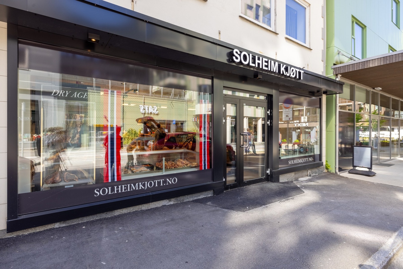 På Danmarksplass finner man også Solheim kjøtt. Galleribilde