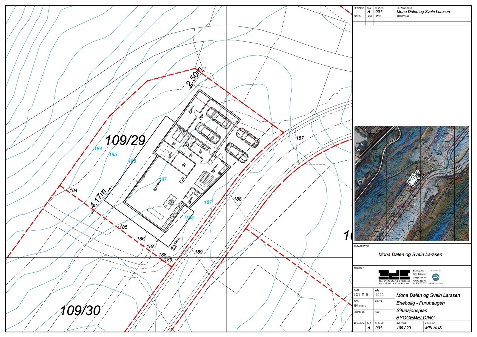 Situasjonsplan utarbeidet på oppdrag fra selger. Tegninger er skisser/ forslag og det er opp til kjøper å bestemme selv hvilket hus man vil ha innenfor gjeldende regulering. Galleribilde