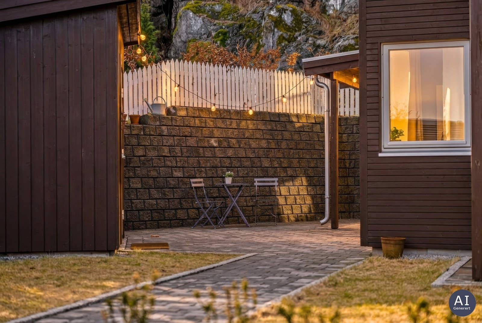 Her er det også en praktisk utvendig bod på 6 m² for ekstra lagring. Galleribilde