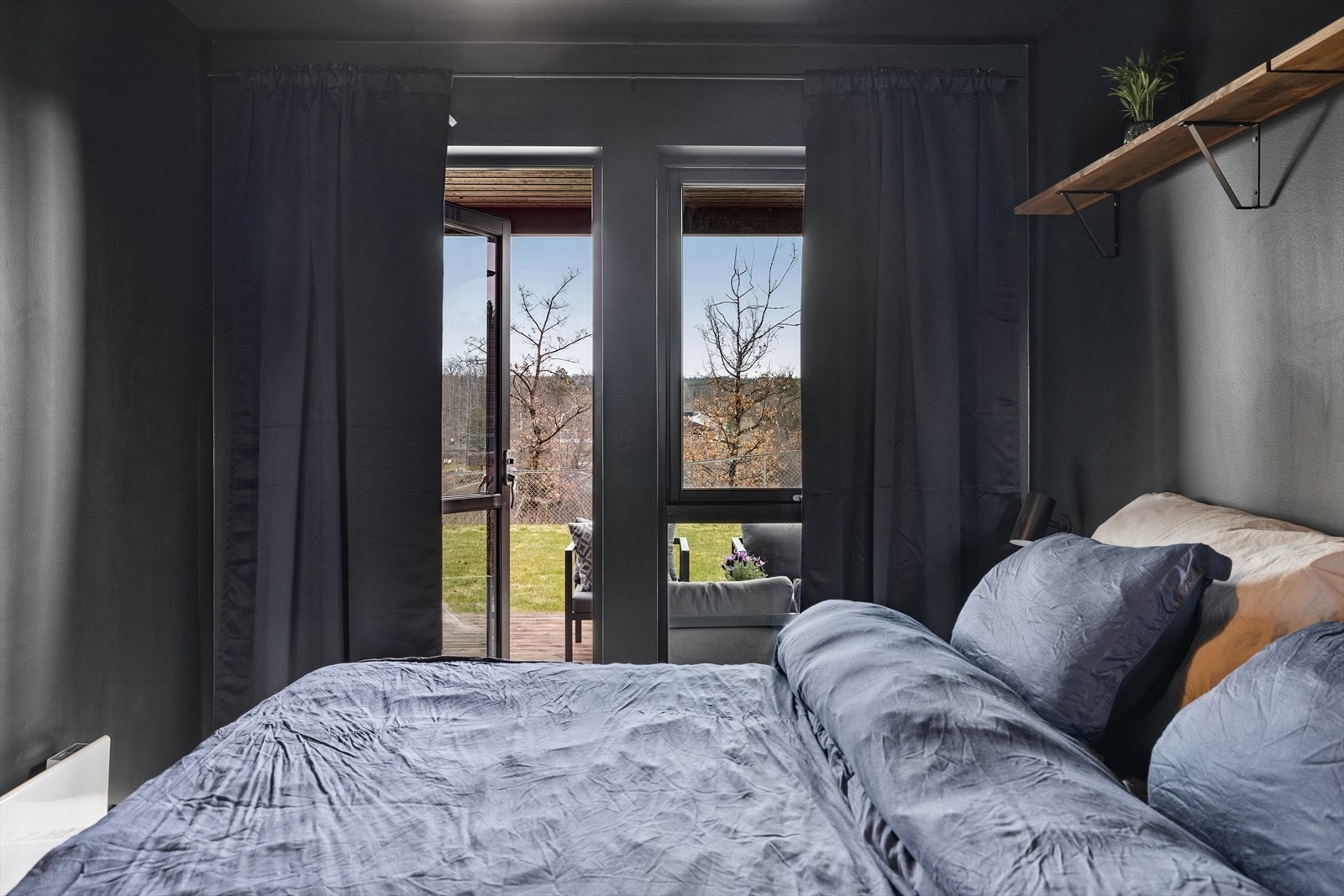Her kan du åpne dørene og slippe morgenluften inn. Galleribilde