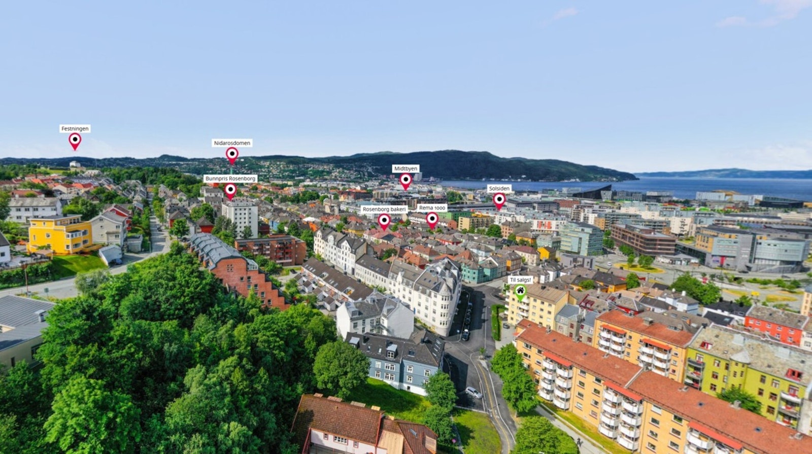 Passer ikke oppsatt fellesvisning? Ta kontakt så finner vi tid! Klikk deg inn på 360-visningsikonet og gjør deg kjent med nabolaget! Galleribilde