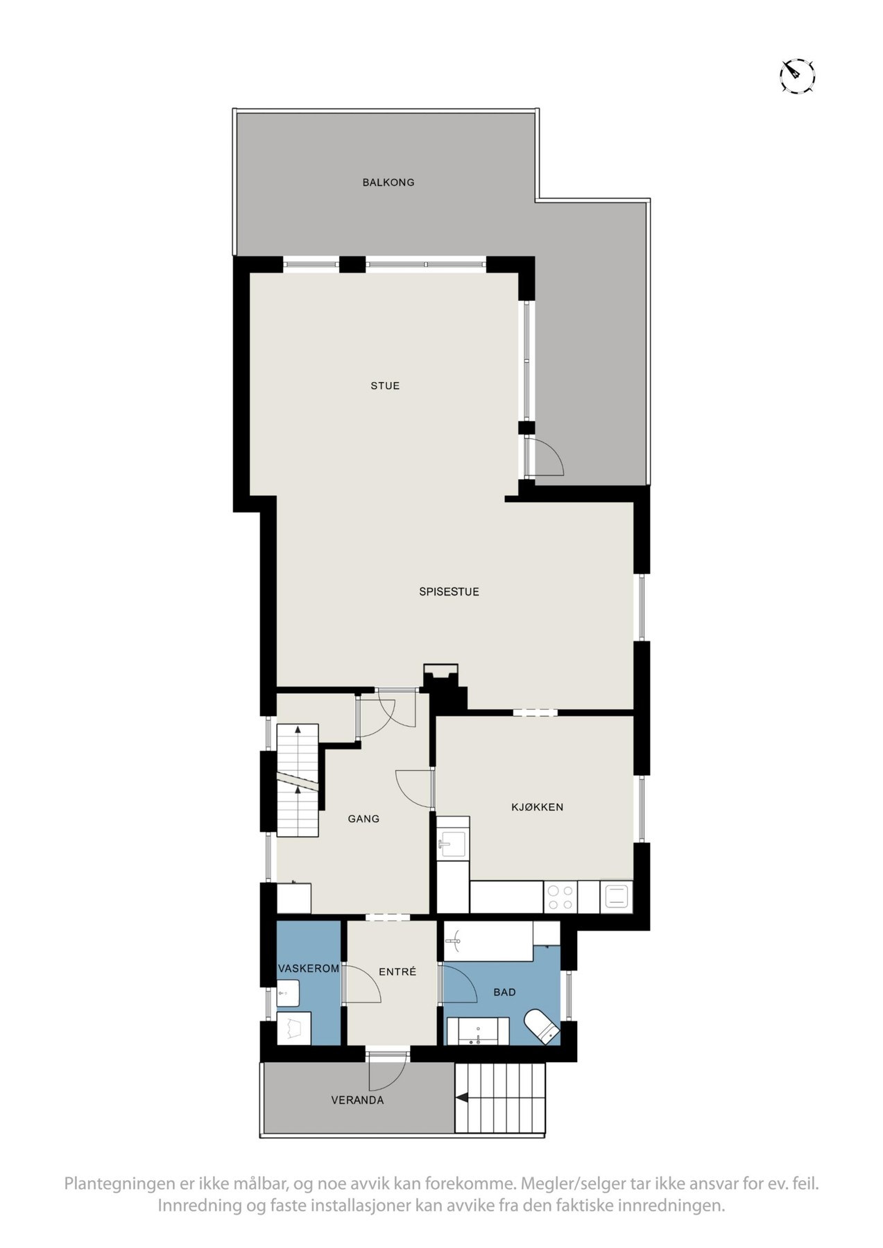 Planskisse 1. etasje Galleribilde