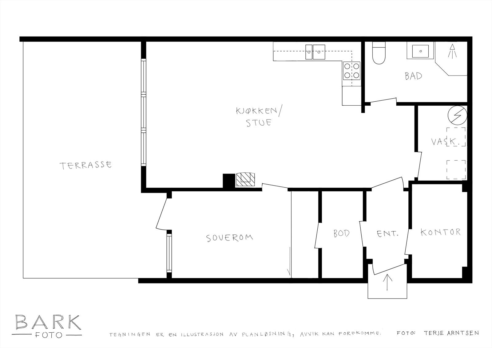 Planskisse. Galleribilde
