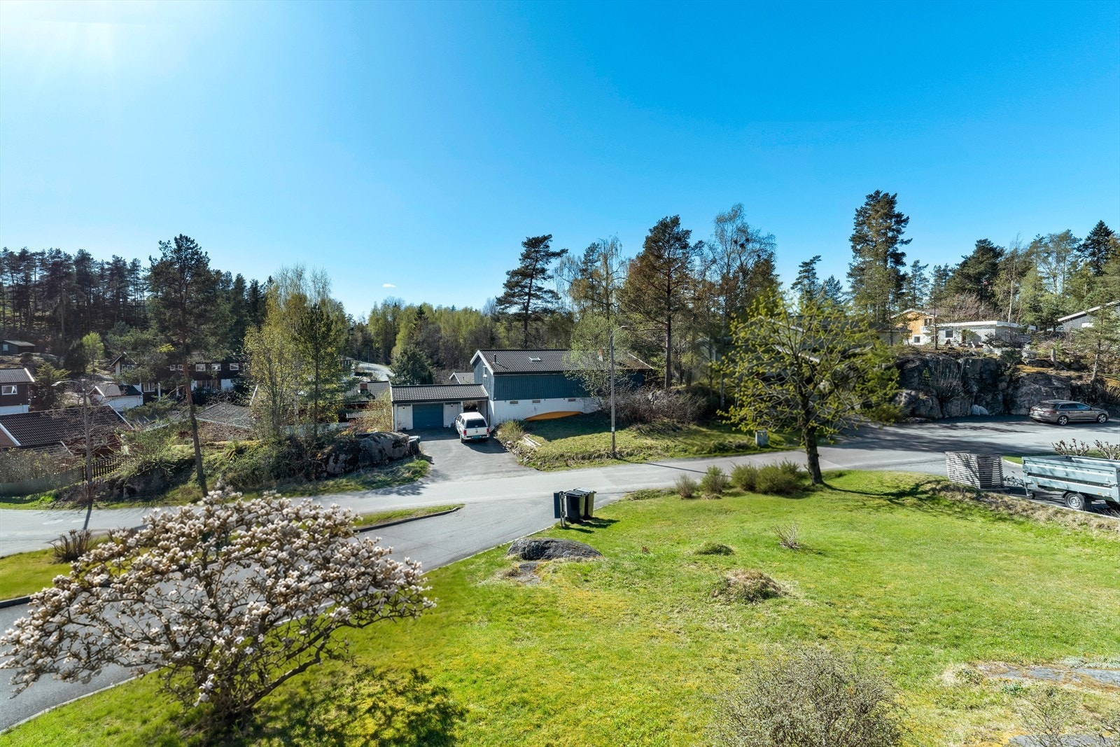 Utsikt fra Balkong Galleribilde
