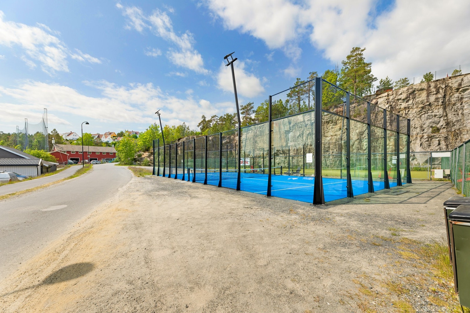 Padelbane som nylig har blitt satt opp! Galleribilde