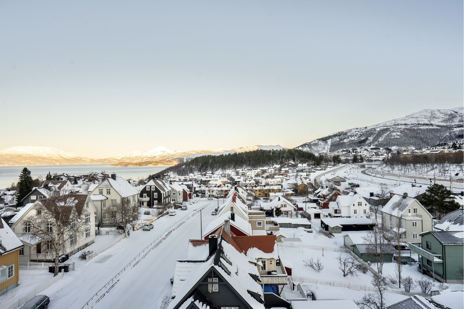 Utsikt fra felles takterrasse Galleribilde