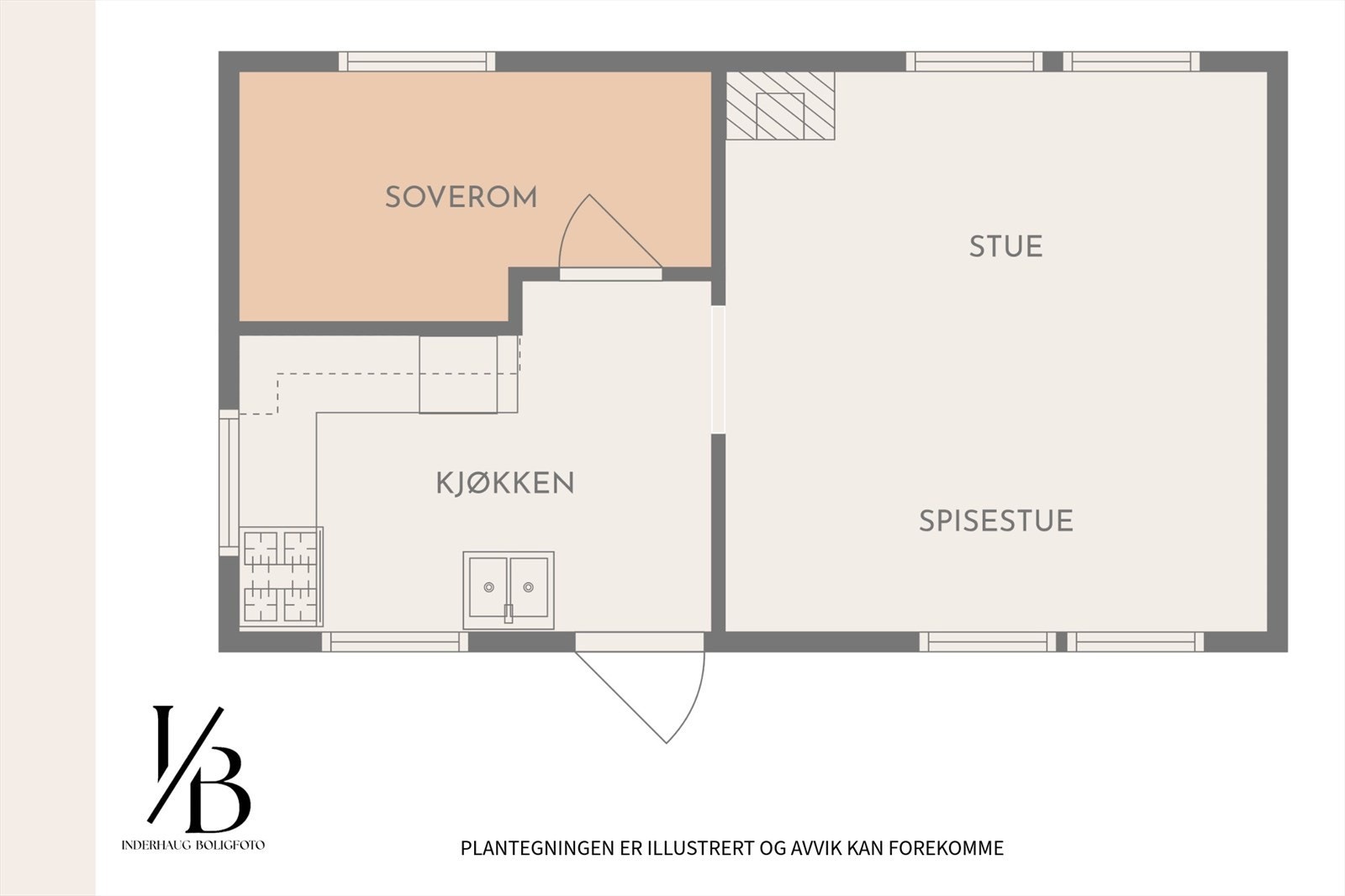 Plantegning - Hytte Galleribilde