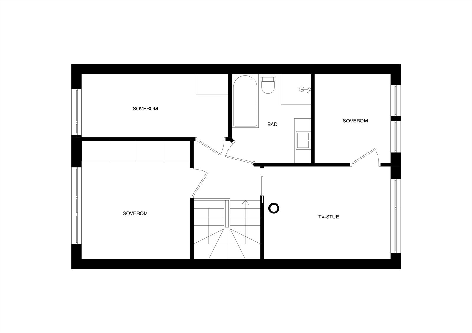 Planskisse 2. etasje Galleribilde