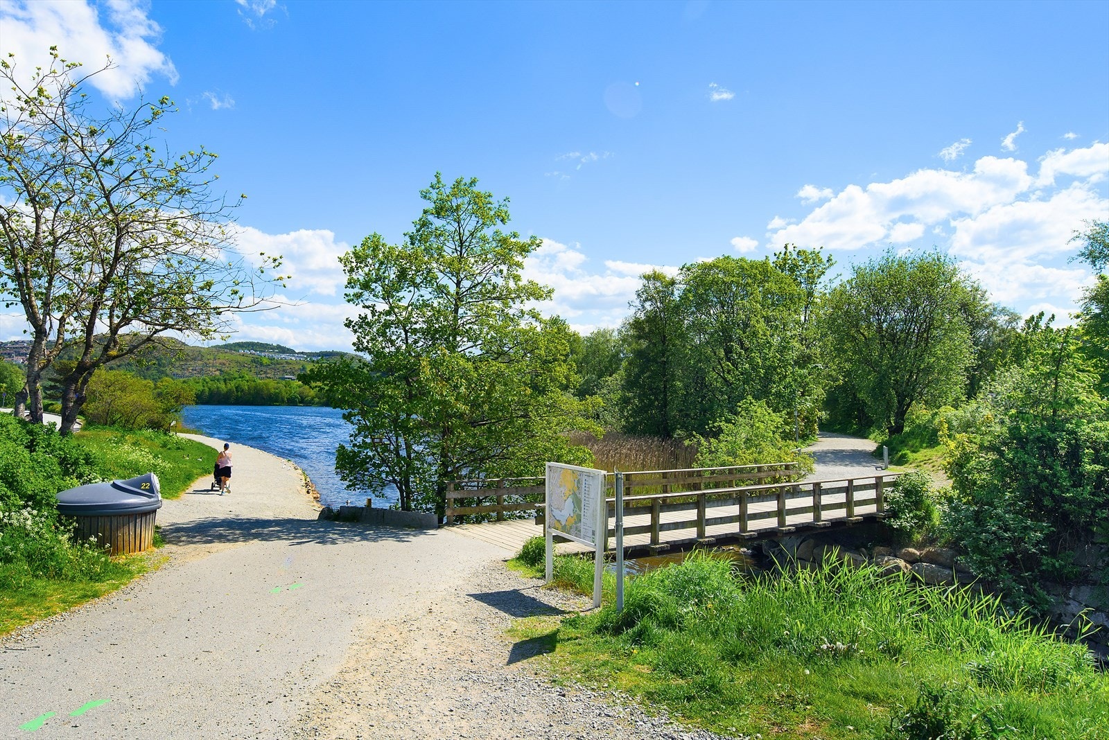 For den turglade er det flere flott områder i umiddelbar nærhet, her med bilde fra Stokkelandsvatnet. Galleribilde