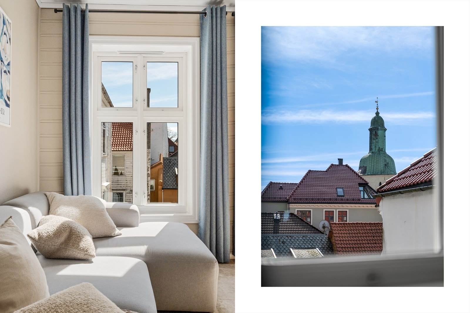 - Eiendommen har en historisk og stemningsfull beliggenhet med Bergen Domkirke og Latinerskolen som nærmeste naboer - Galleribilde