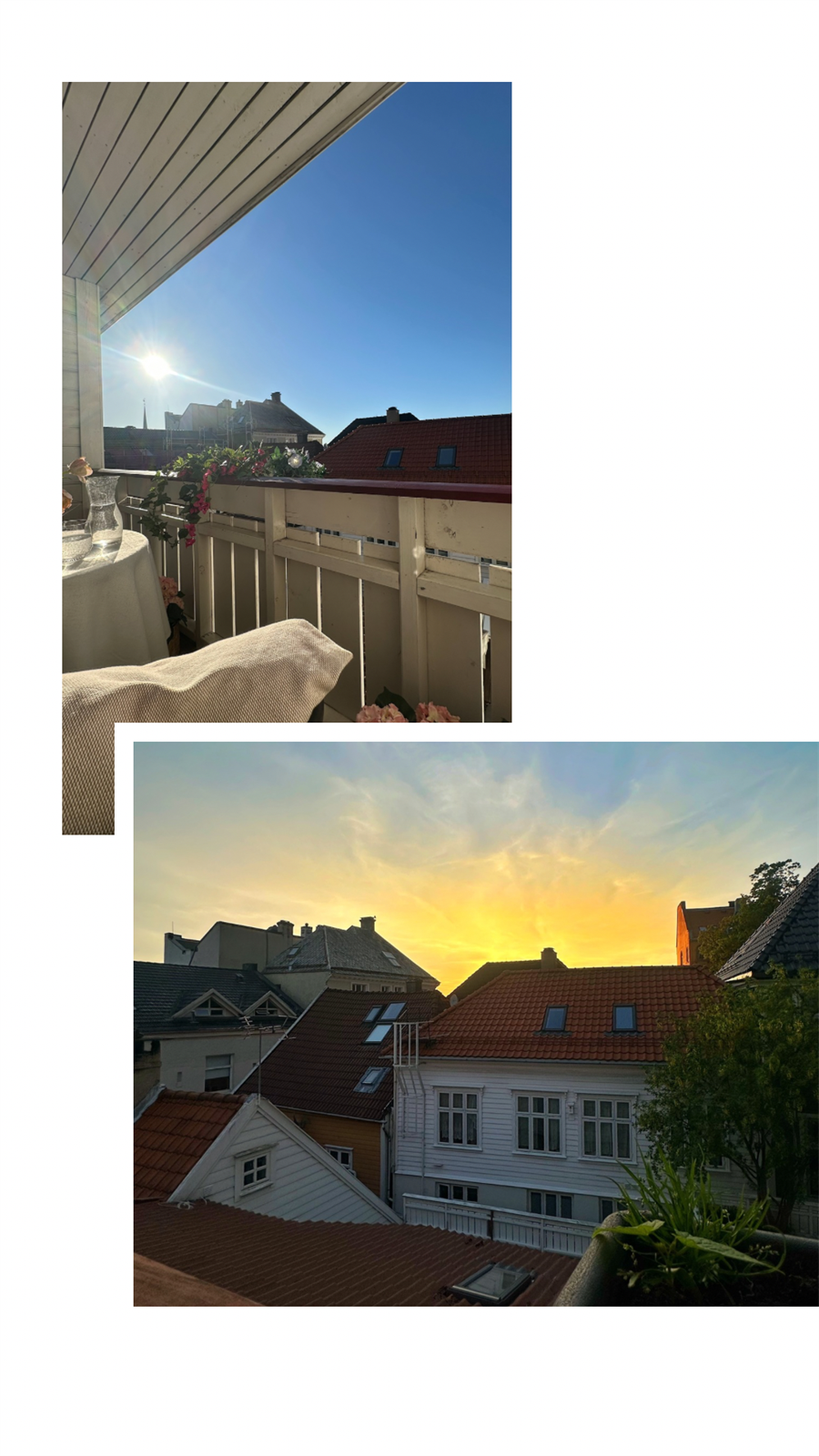 - Selgers bilder fra balkongen av de herlige solforholdene og solnedgang - Galleribilde