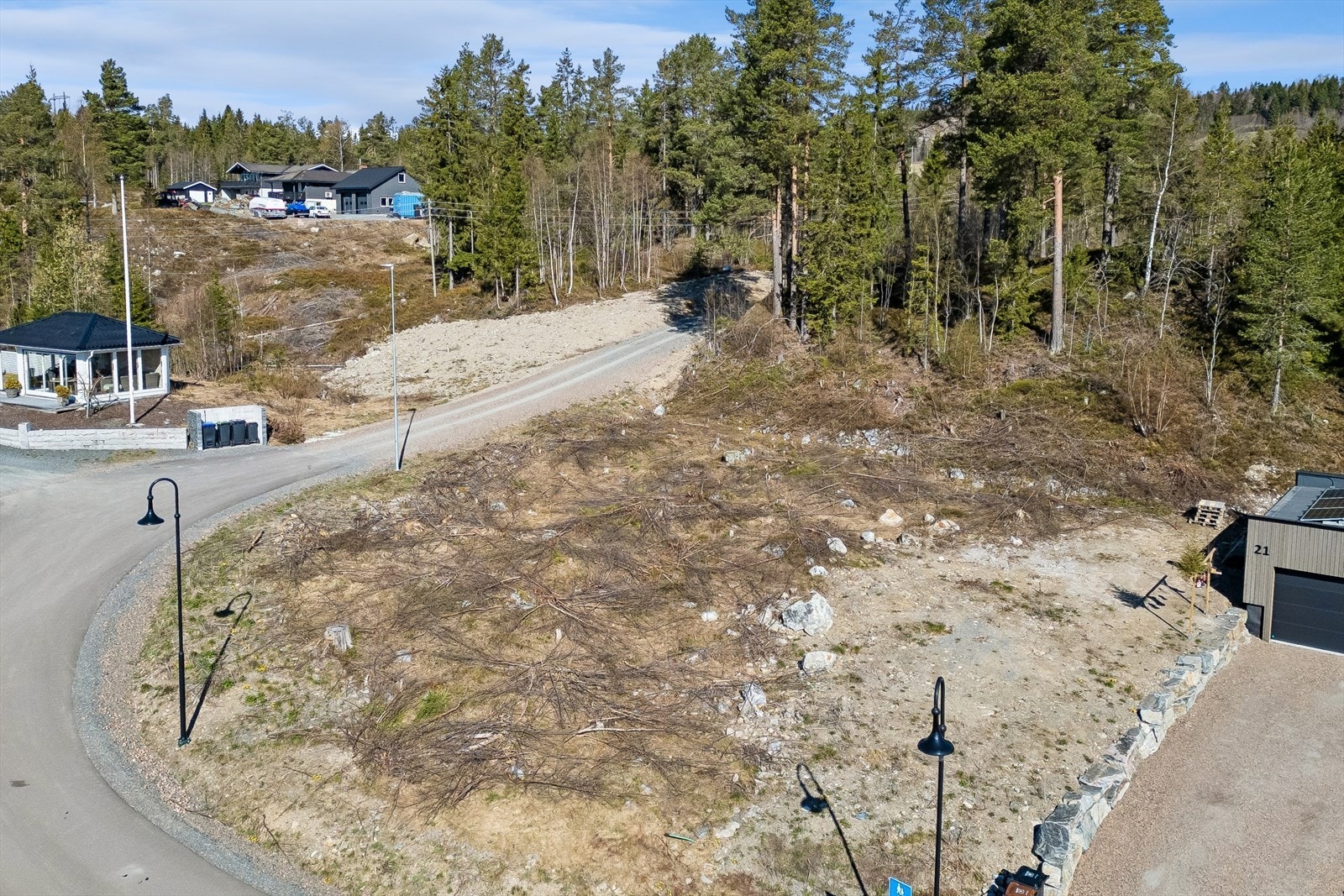 Infrastrukturen er etablert i regi av Gjøvik kommune og du kan selv velge husleverandør Galleribilde