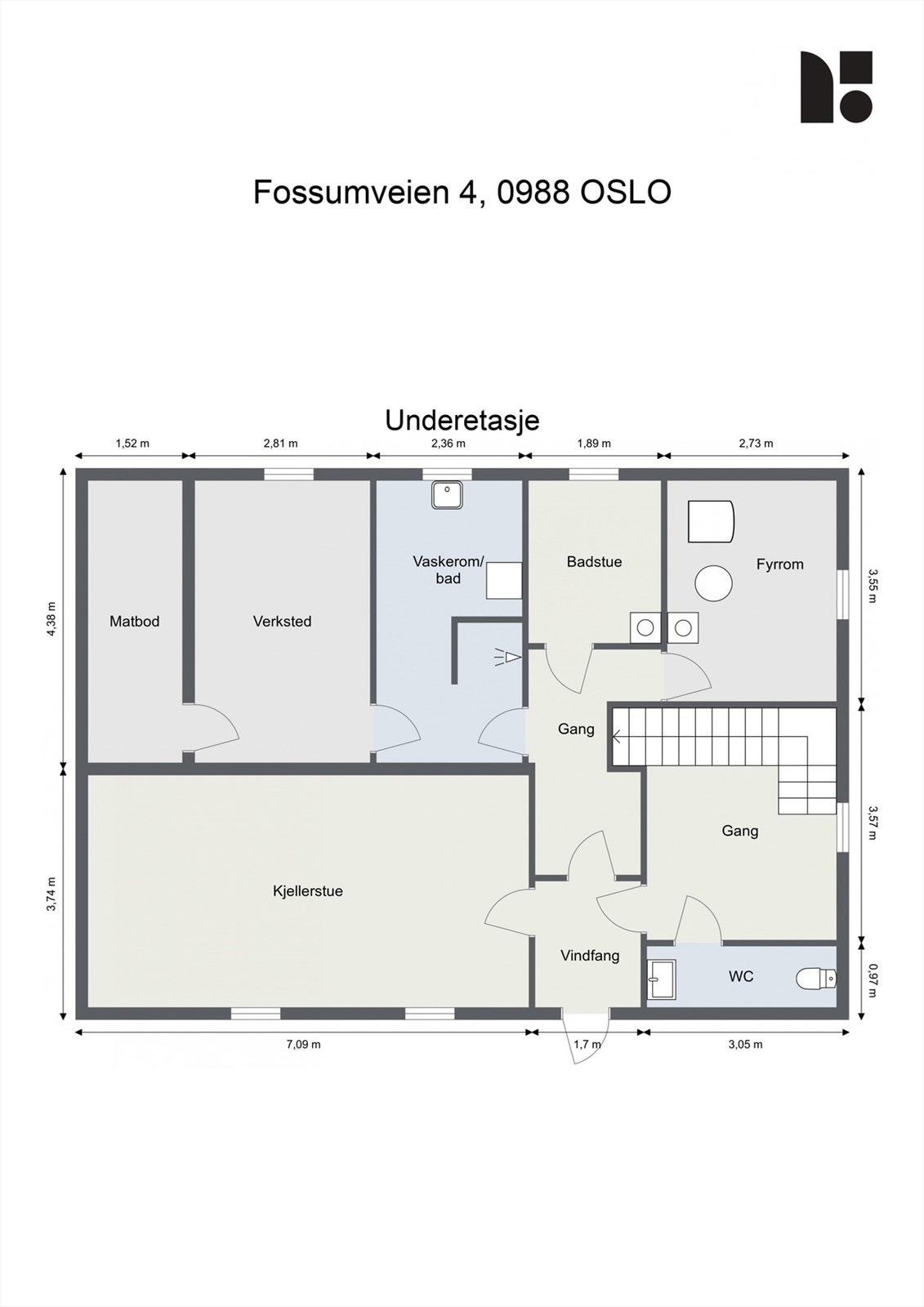Fossumveien 4, 0988 OSLO - 2D - Underetasje - Letterhead.jpg Galleribilde