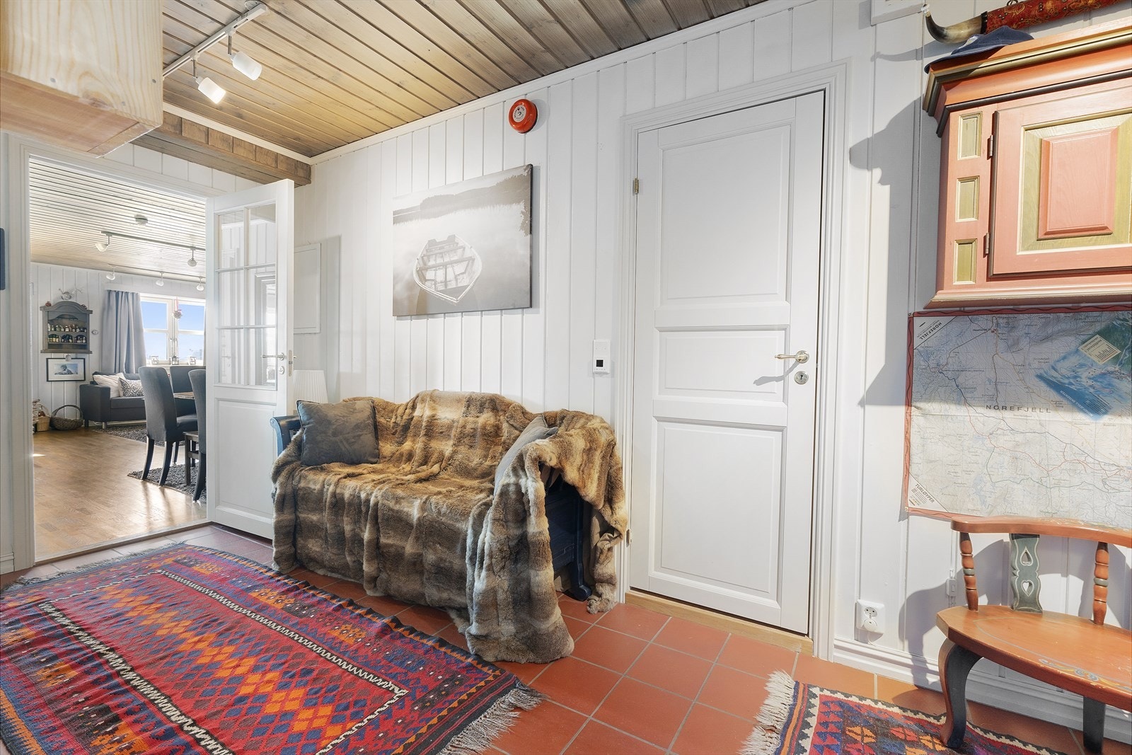 Entré med direkte adgang til bad og badstue Galleribilde