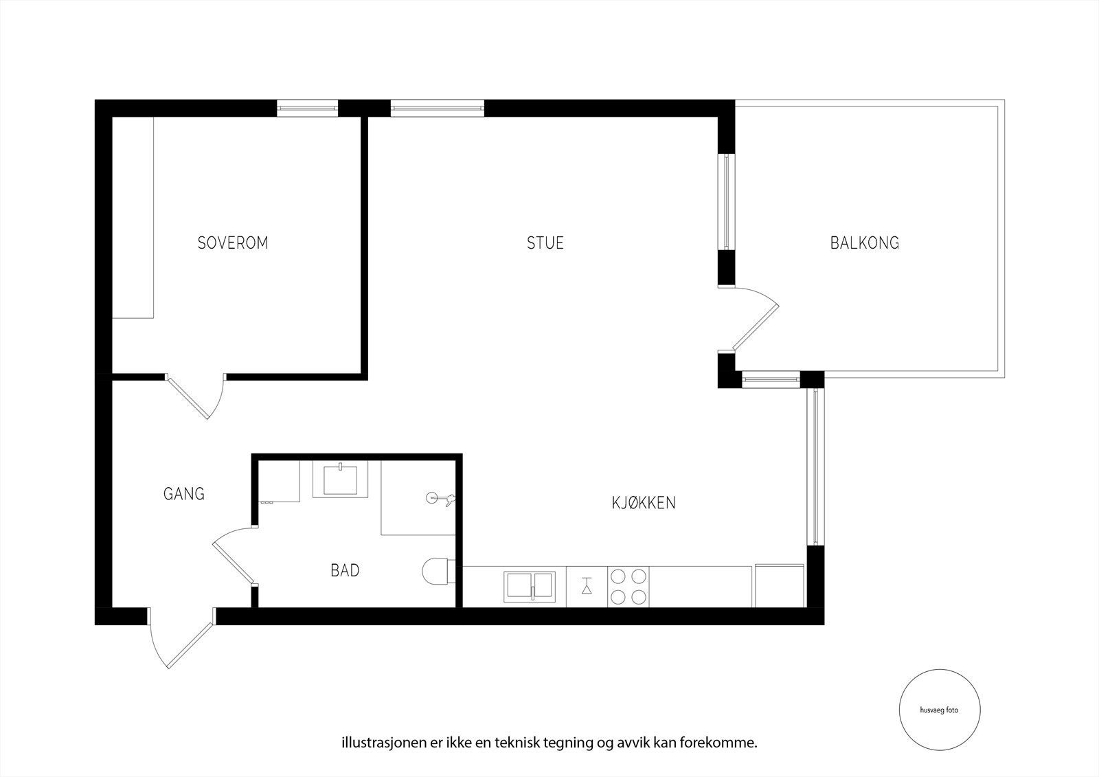 Plantegning Galleribilde
