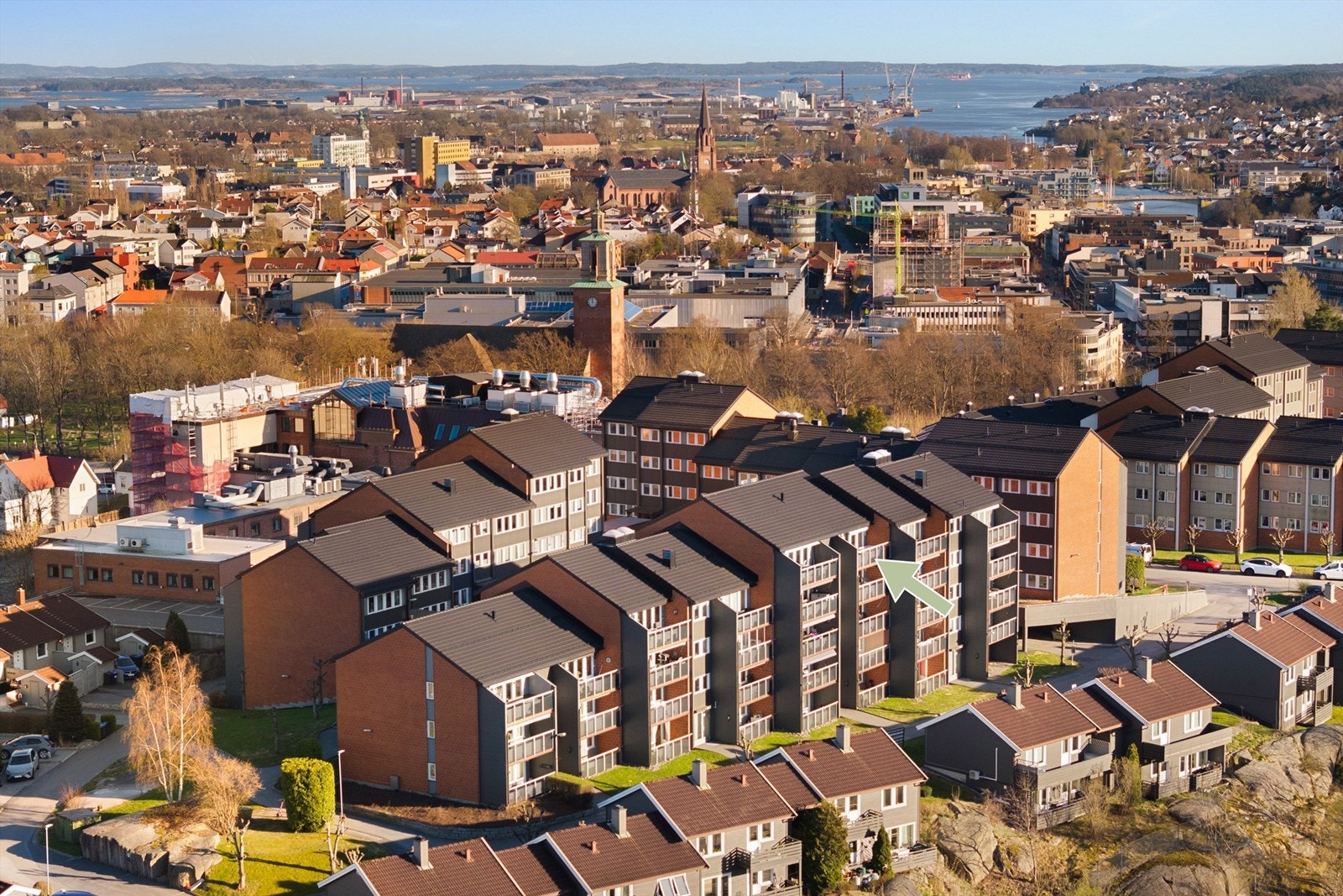 Få steder er uttrykket å bo på byens tak like treffende. Galleribilde