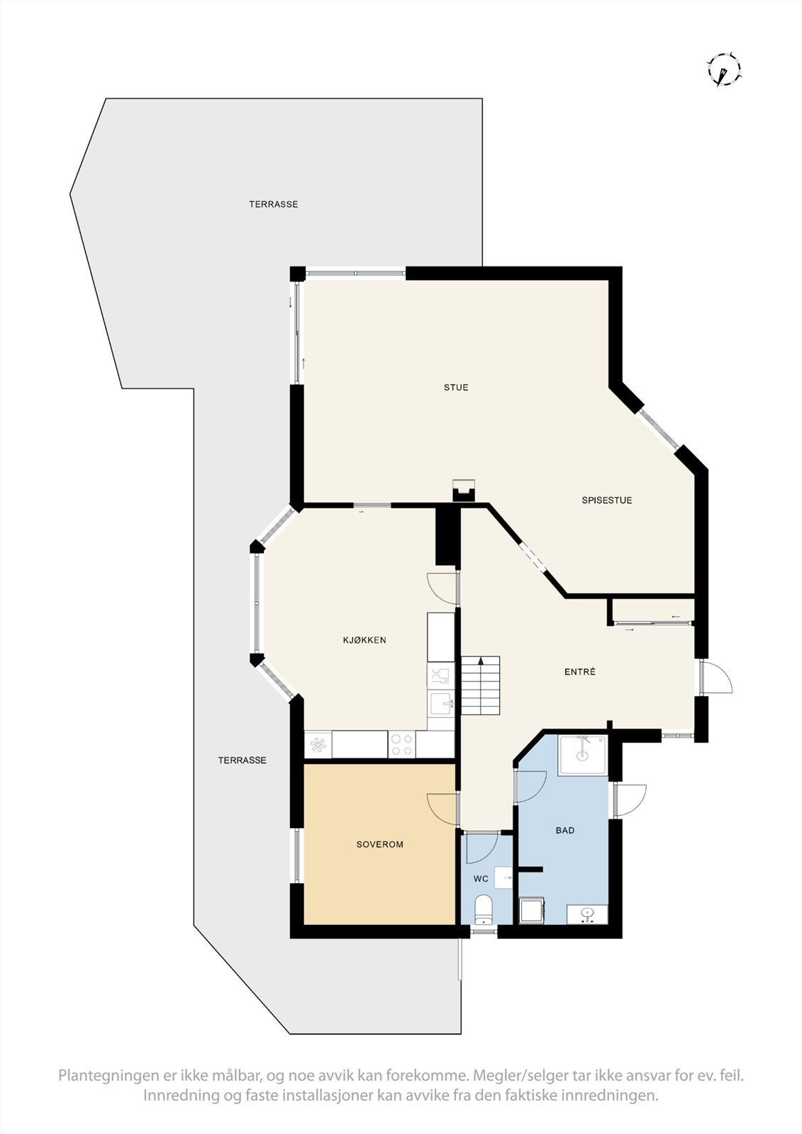 Plantegninger 1.etg Galleribilde