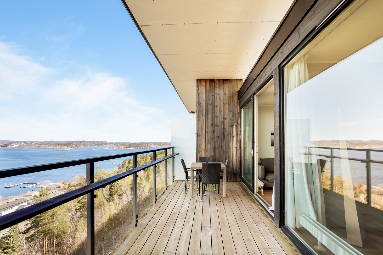 Dette er blant de beste utsiktsforholdene på hele Kragerø Resort. Galleribilde