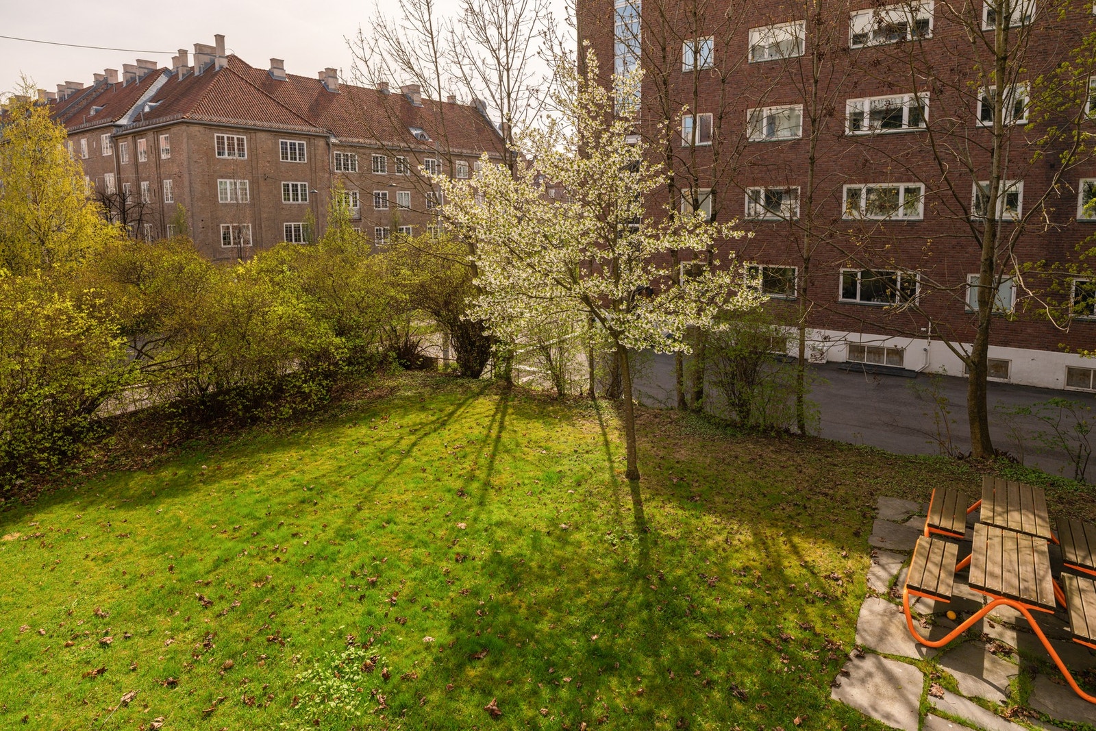 Koselig utsyn fra balkongen. Galleribilde