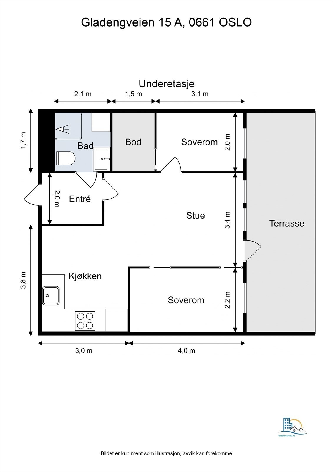 Planløsning. Galleribilde