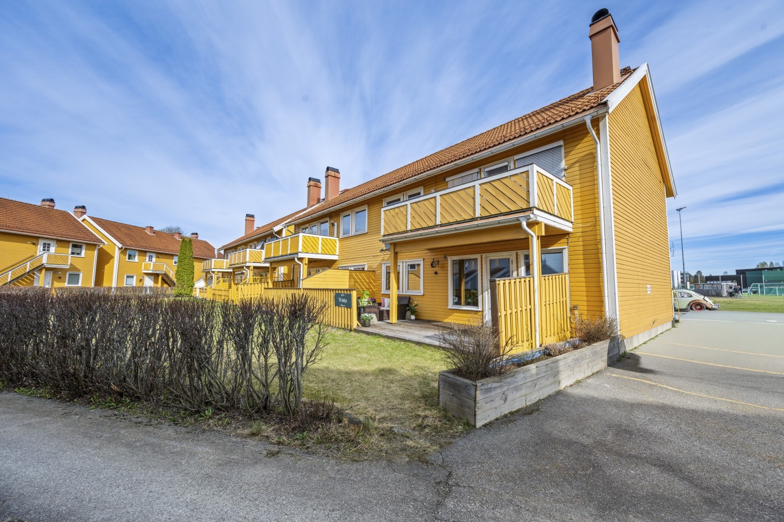 Det er også gjesteparkering i sameiet. Galleribilde