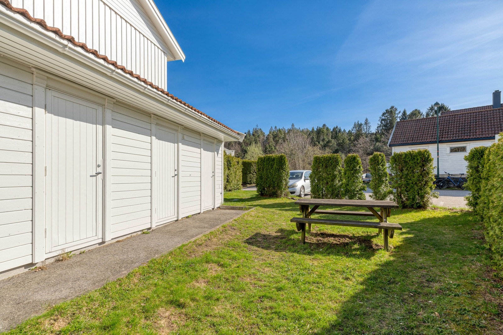Felles uteområde til beboernes felles benyttelse. Galleribilde