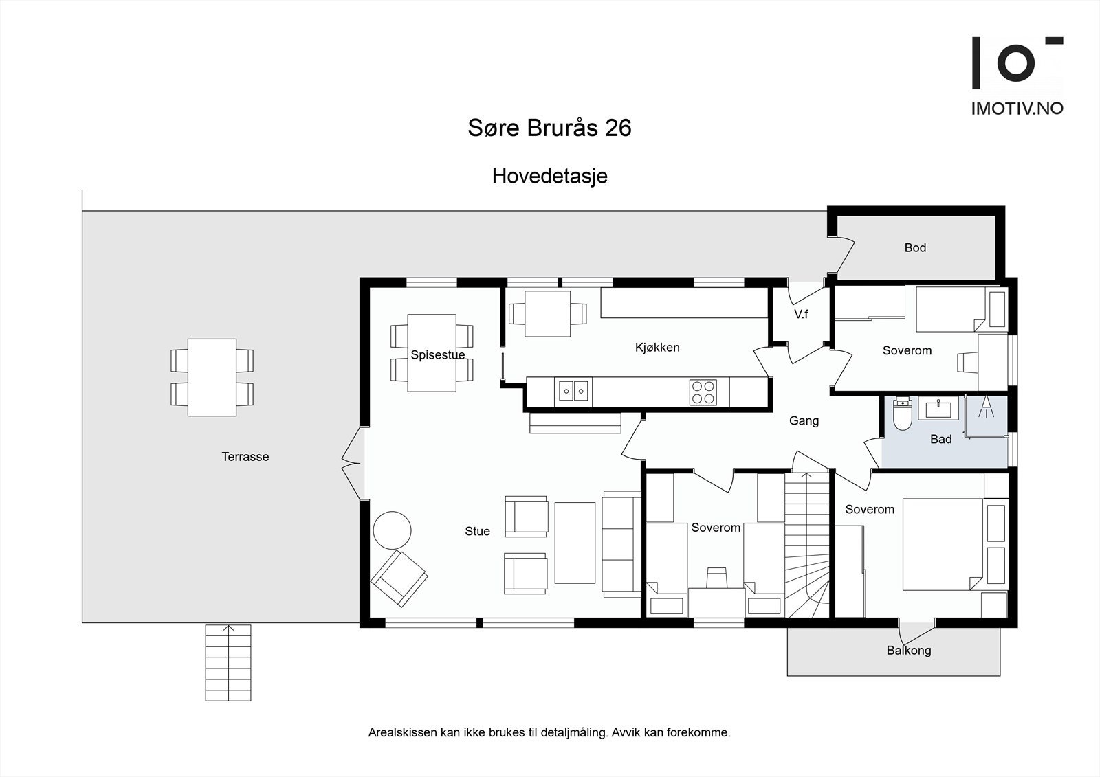 Plantegning hovedetasje Galleribilde