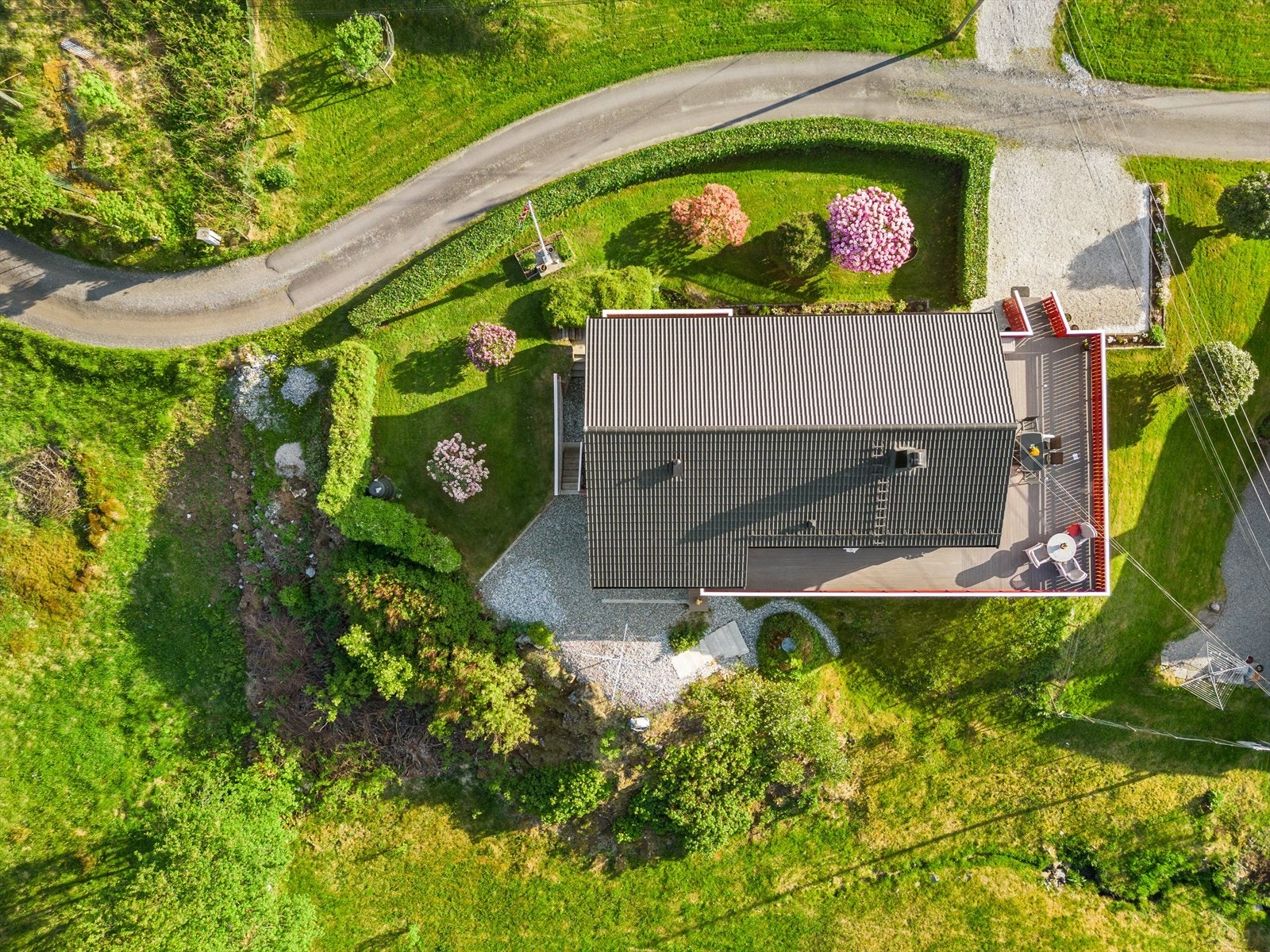 Dronefoto Galleribilde