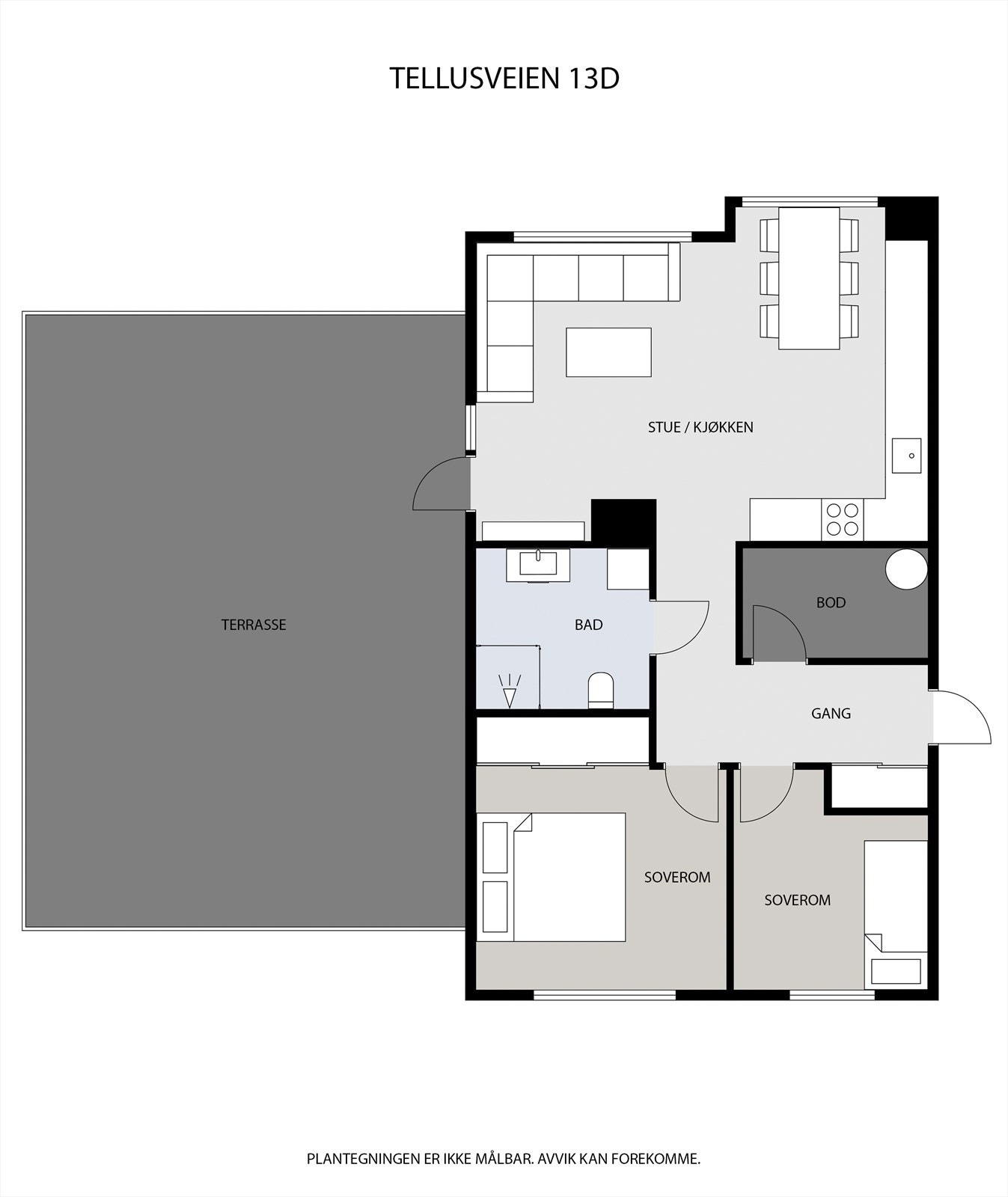 Plantegning Galleribilde
