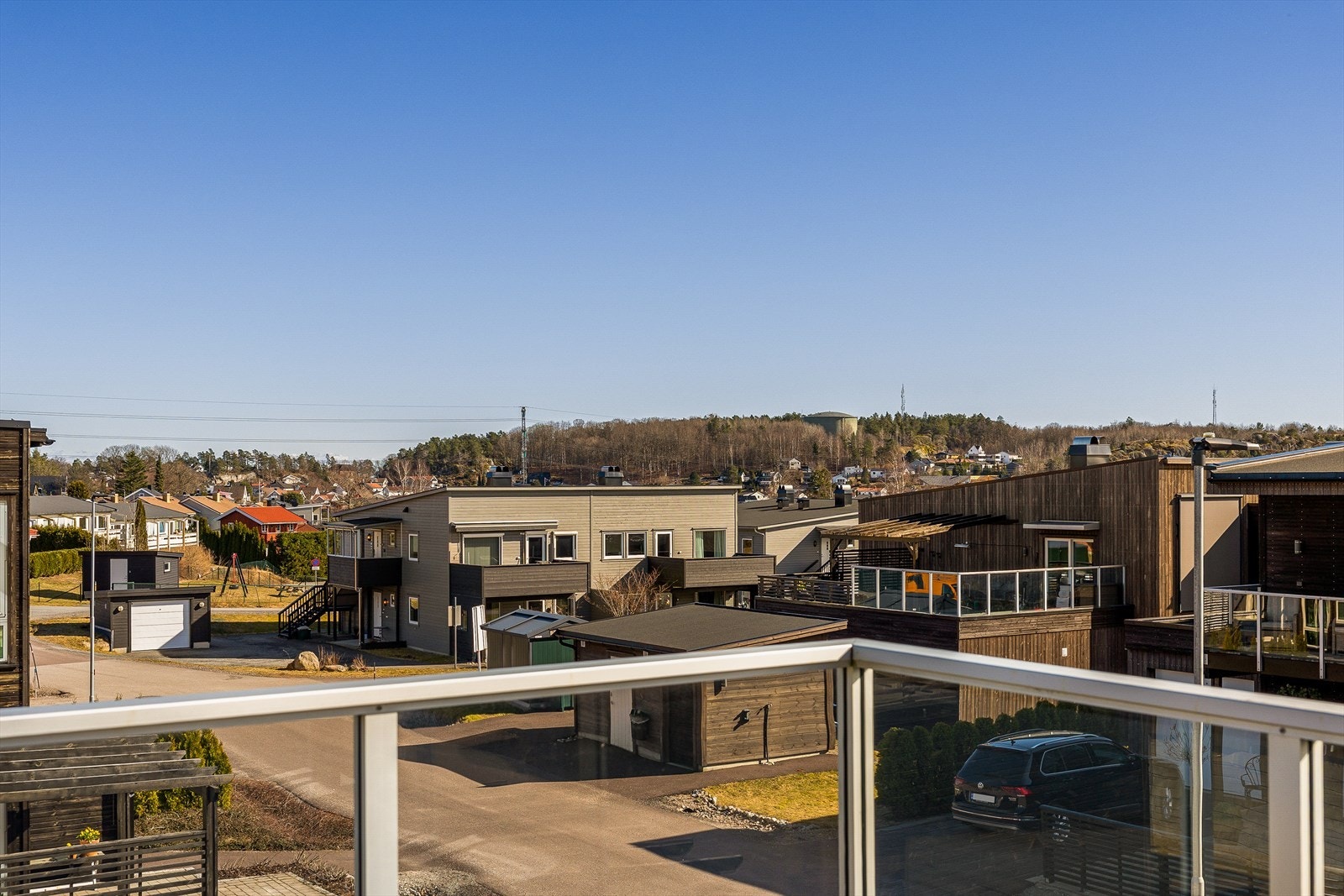 Utsikt fra terrasse Galleribilde