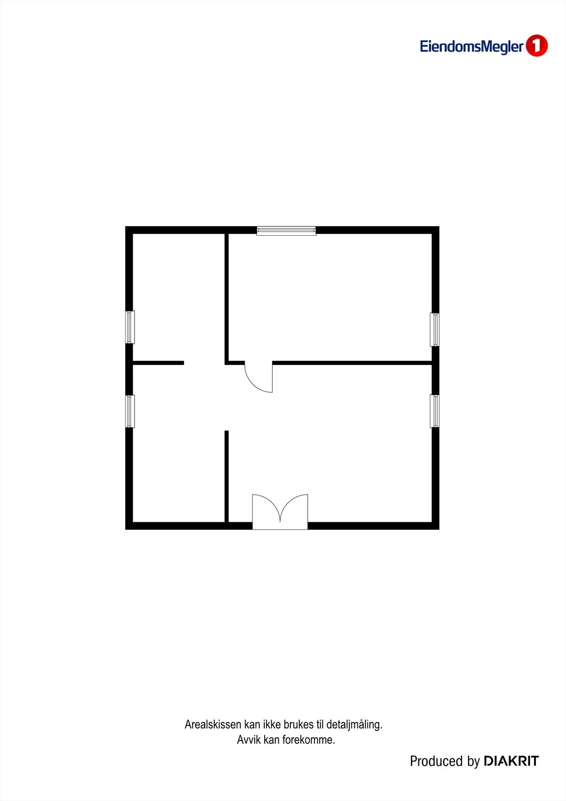 Plantegning loftetasje garasje Galleribilde
