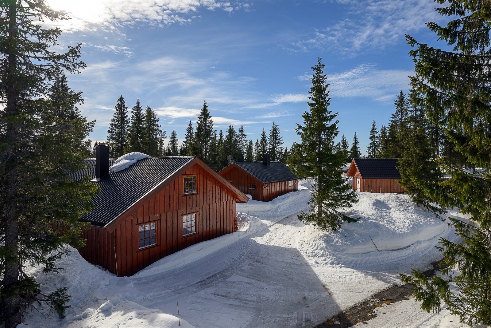 Tunet består av naturtomt med gruset parkering og god plass. Galleribilde