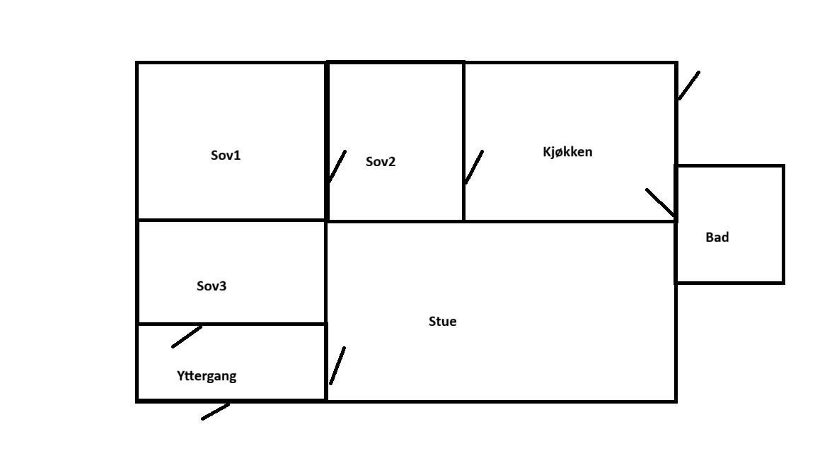 Plantegning Galleribilde