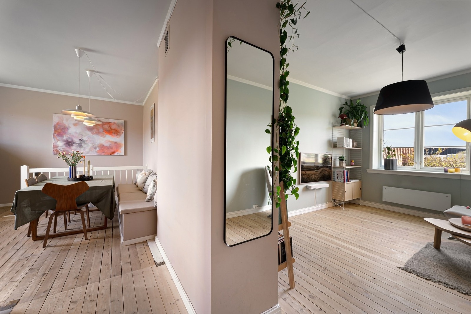 Leiligheten har en fin planløsning Galleribilde