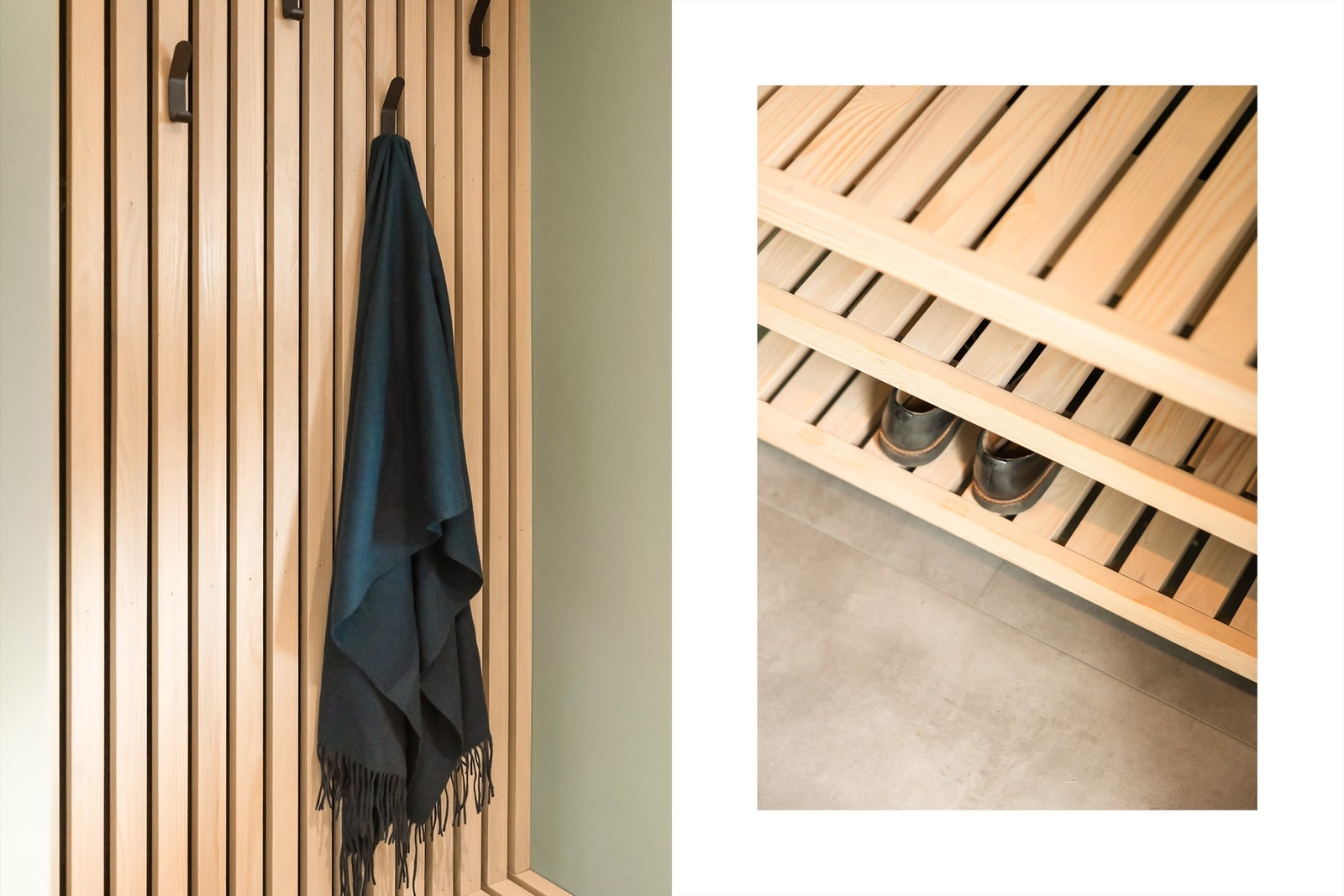 Gjennomtenkte detaljer og materialvalg preger boligen. Galleribilde