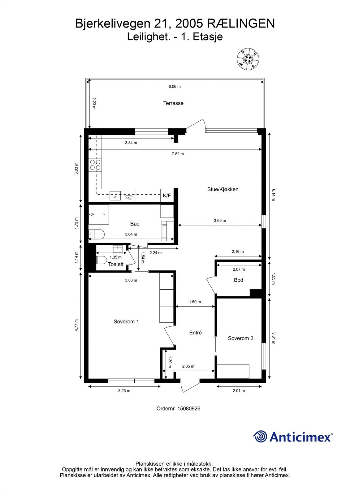 Plantegning Galleribilde