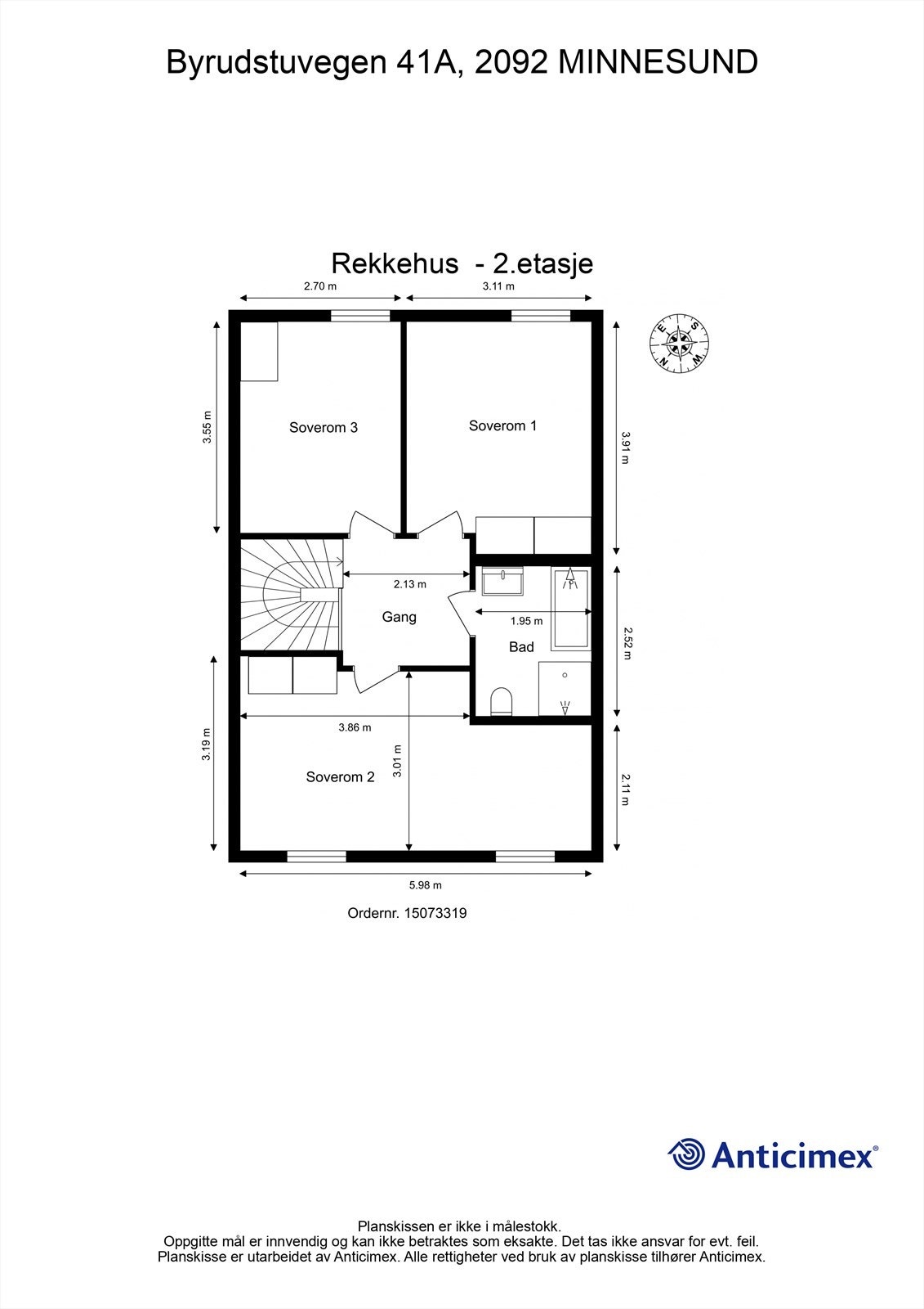 Plantegning - 2.etasje Galleribilde