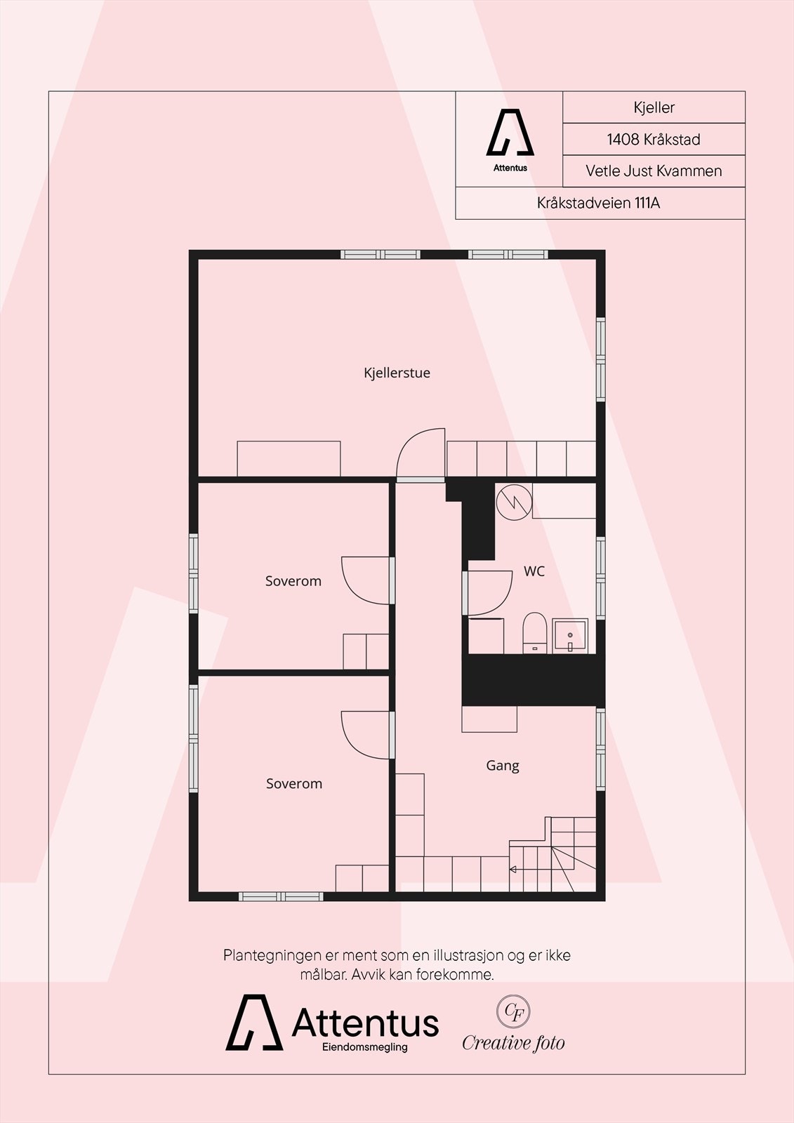 Plantegning Galleribilde